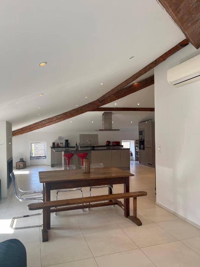 Grand Appartement Style Loft Bord De Mer Propriano  Esterno foto