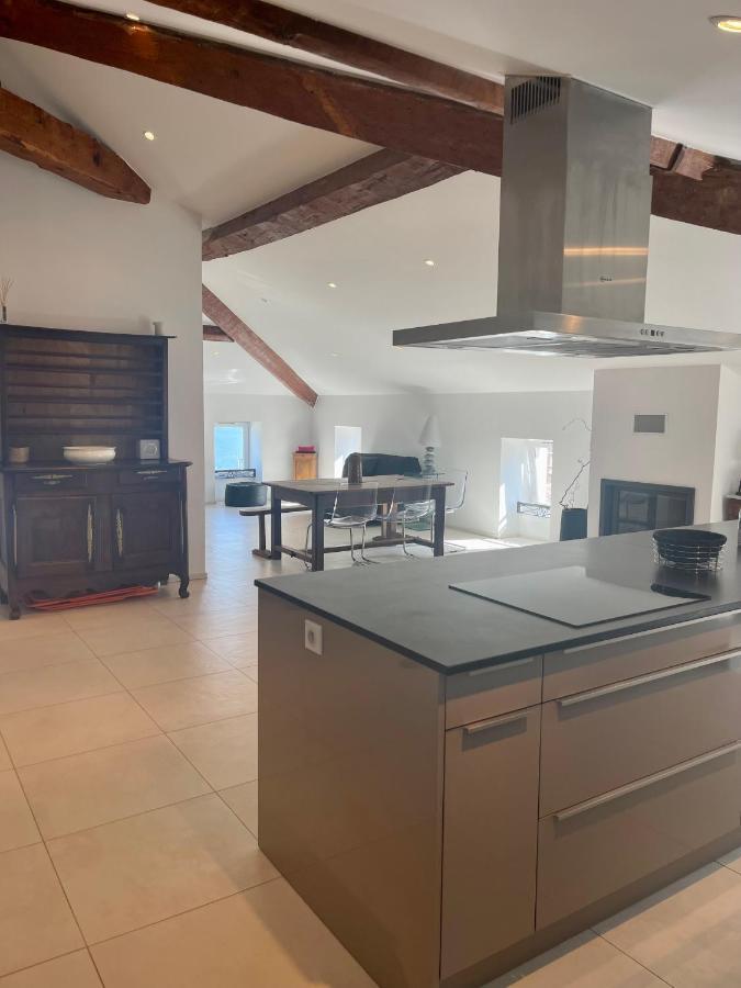 Grand Appartement Style Loft Bord De Mer Propriano  Esterno foto
