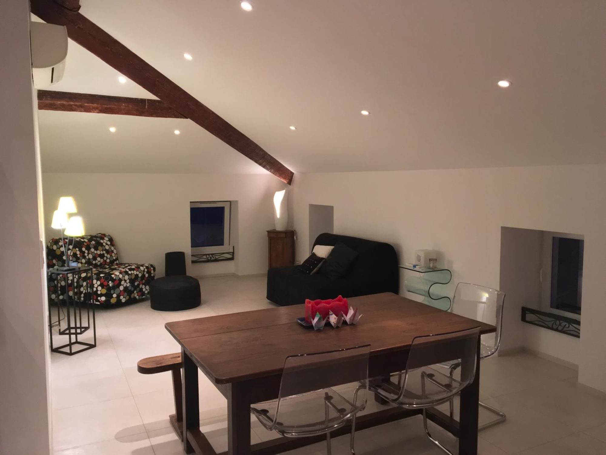 Grand Appartement Style Loft Bord De Mer Propriano  Esterno foto